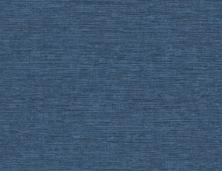 Tiverton Indigo Faux Grasscloth Wallpaper by A-Street Prints Newport Covers about 60.8 square feet 27-in by 27-ft long roll Unpasted 12.6 - Fabric Carolina -