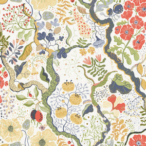 Ann Green Floral Vines Wallpaper by A-Street Prints