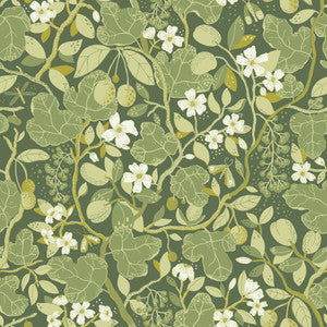 Ewald Green Garden Vines Wallpaper by A-Street Prints