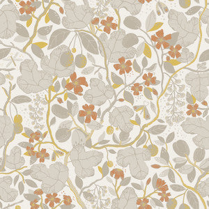 Ewald Grey Garden Vines Wallpaper by A-Street Prints