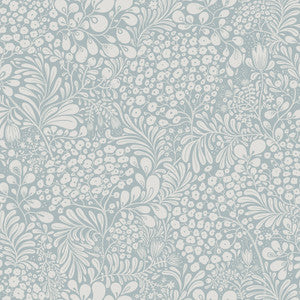 Siv Light Blue Botanical Wallpaper by A-Street Prints
