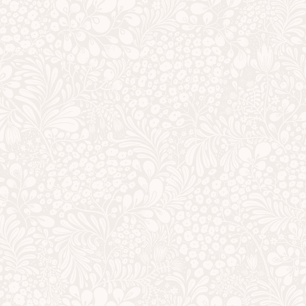 Siv Light Grey Botanical Wallpaper by A-Street Prints Lina Covers about 57.5 square feet 20.9-in by 33-ft long roll Unpasted 20.9 - Fabric Carolina -