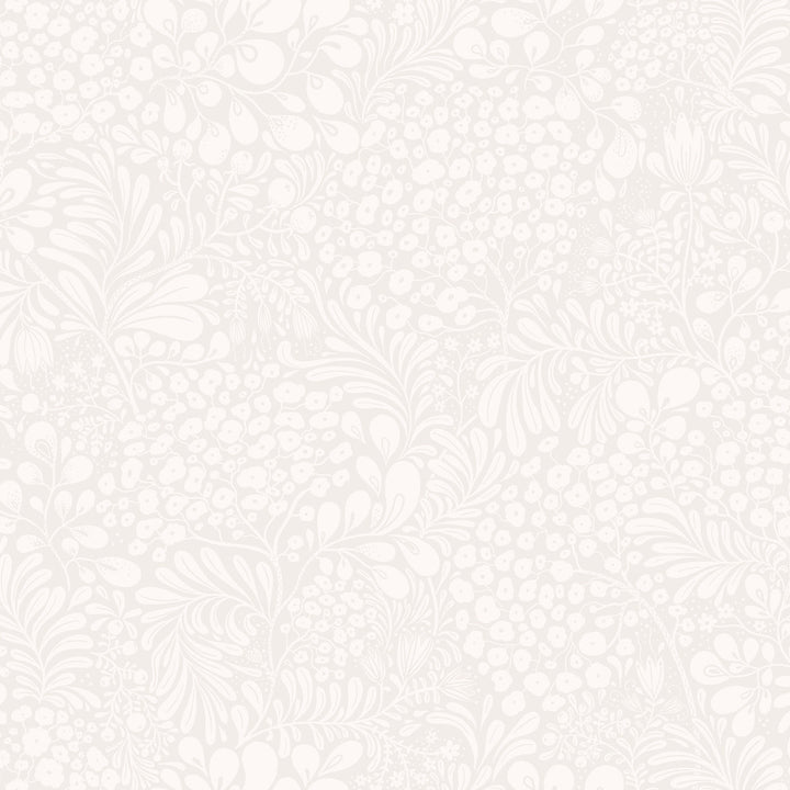 Siv Light Grey Botanical Wallpaper by A-Street Prints Lina Covers about 57.5 square feet 20.9-in by 33-ft long roll Unpasted 20.9 - Fabric Carolina -