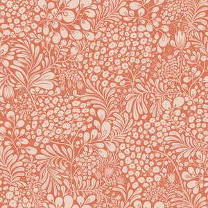 Siv Red Botanical Wallpaper by A-Street Prints
