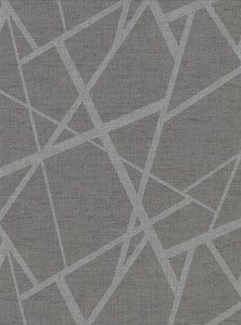 Avatar Pewter Abstract Geometric Wallpaper by Warner