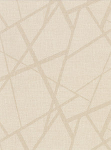 Avatar Cream Abstract Geometric Wallpaper by Warner