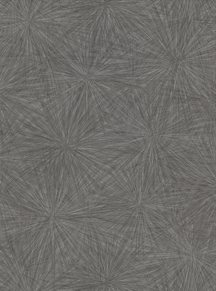 Majestic Black Starburst Wallpaper by Warner Warner Textures X Covers about 60.8 square feet 27-in by 27-ft long roll Unpasted 24 - Fabric Carolina -