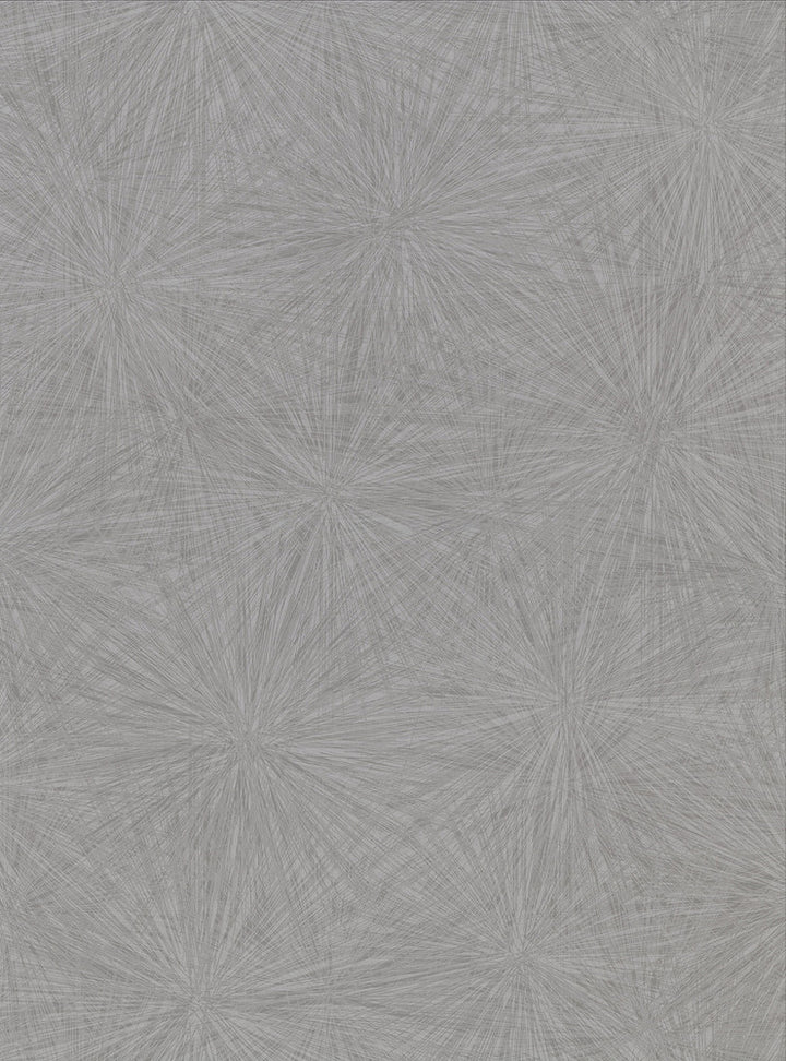 Majestic Dark Grey Starburst Wallpaper by Warner Warner Textures X Covers about 60.8 square feet 27-in by 27-ft long roll Unpasted 24 - Fabric Carolina -