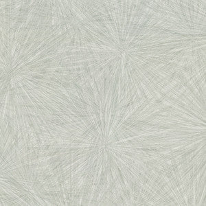 Majestic Light Green Starburst Wallpaper by Warner