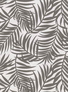 Lanai Grey Fronds Wallpaper by Warner