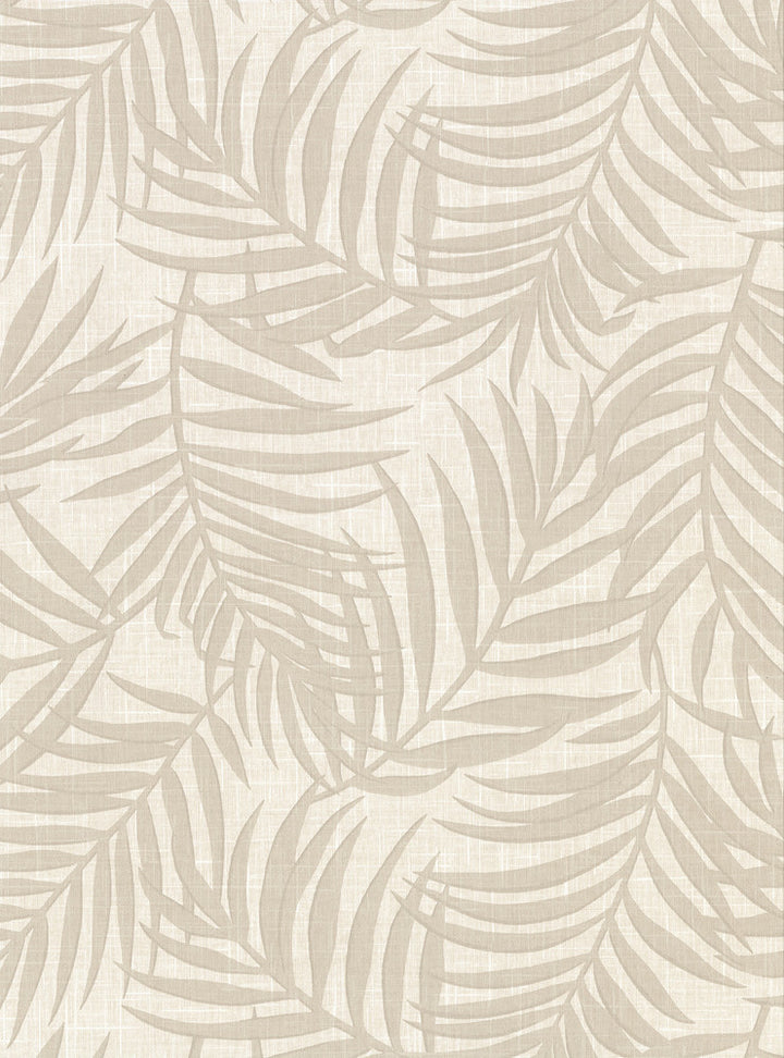 Lanai Mint Fronds Wallpaper by Warner Warner Textures X Covers about 60.8 square feet 27-in by 27-ft long roll Unpasted 18 - Fabric Carolina -