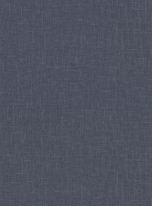 Linville Navy Faux Linen Wallpaper by Warner