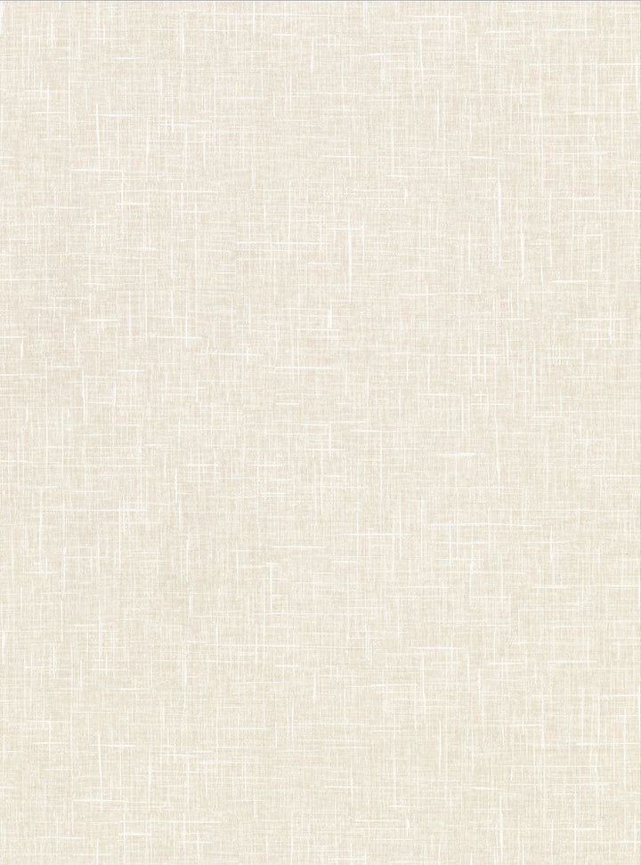 Linville Beige Faux Linen Wallpaper by Warner Warner Textures X Covers about 60.8 square feet 27-in by 27-ft long roll Unpasted 0 - Fabric Carolina -