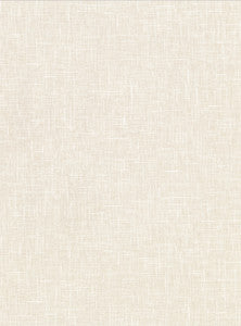 Linville Beige Faux Linen Wallpaper by Warner