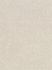 Linville Taupe Faux Linen Wallpaper by Warner