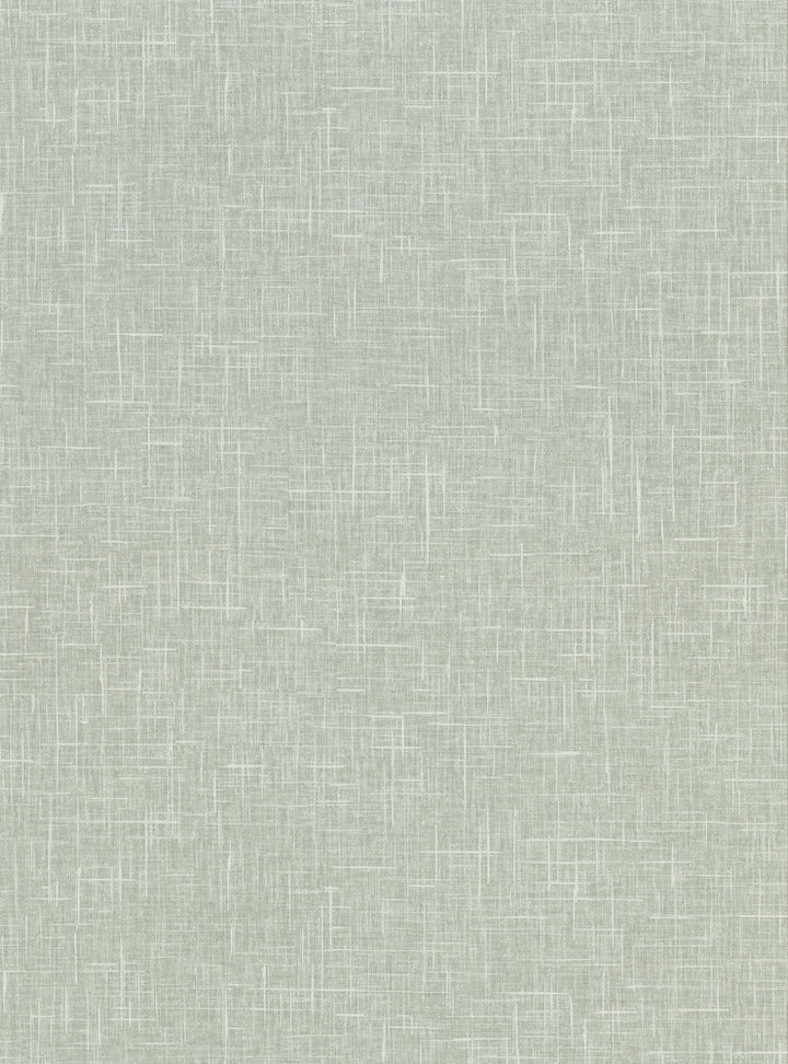 Linville Mint Faux Linen Wallpaper by Warner Warner Textures X Covers about 60.8 square feet 27-in by 27-ft long roll Unpasted 0 - Fabric Carolina -