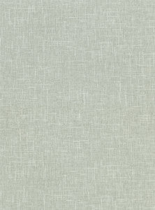 Linville Mint Faux Linen Wallpaper by Warner