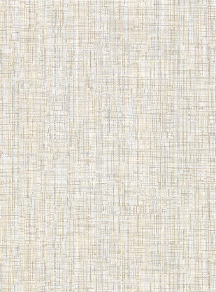 Tartan Eggshell Distressed Texture Wallpaper by Warner Warner Textures X Covers about 60.8 square feet 27-in by 27-ft long roll Unpasted 0 - Fabric Carolina -