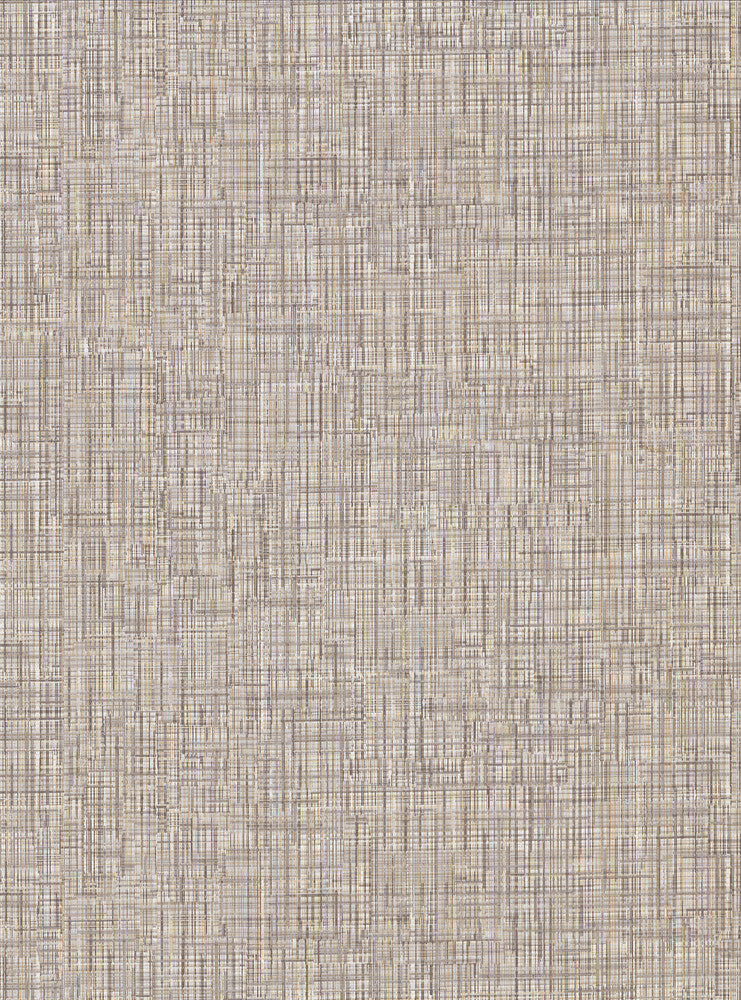 Tartan Brown Distressed Texture Wallpaper by Warner Warner Textures X Covers about 60.8 square feet 27-in by 27-ft long roll Unpasted 0 - Fabric Carolina -