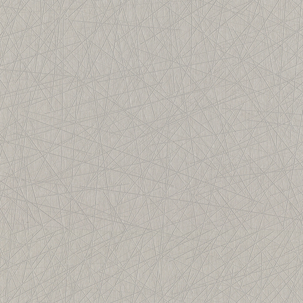 Allover Stix Silver Geometric Wallpaper by Warner Warner Textures X Covers about 60.8 square feet 27-in by 27-ft long roll Unpasted 0 - Fabric Carolina -