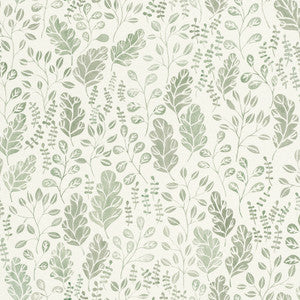 Isha Green Leaf Wallpaper by A-Street Prints