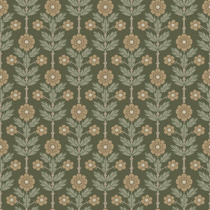 Aya Green Floral Wallpaper by A-Street Prints