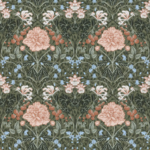 Celestine Green Floral Wallpaper by A-Street Prints