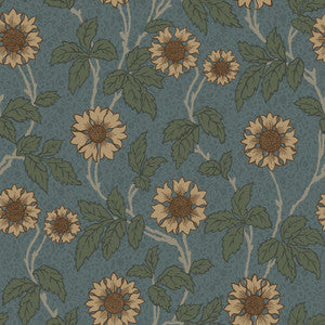 Leilani Blue Floral Wallpaper by A-Street Prints