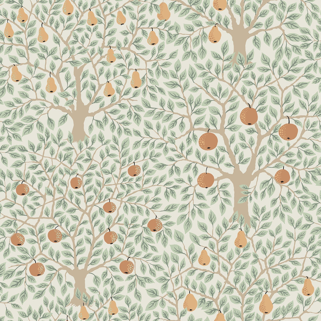 Pomona Multicolor Fruit Tree Wallpaper by A-Street Prints Designer