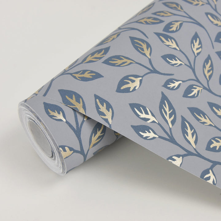 Posey Slate Vines Wallpaper by A-Street Prints Designer