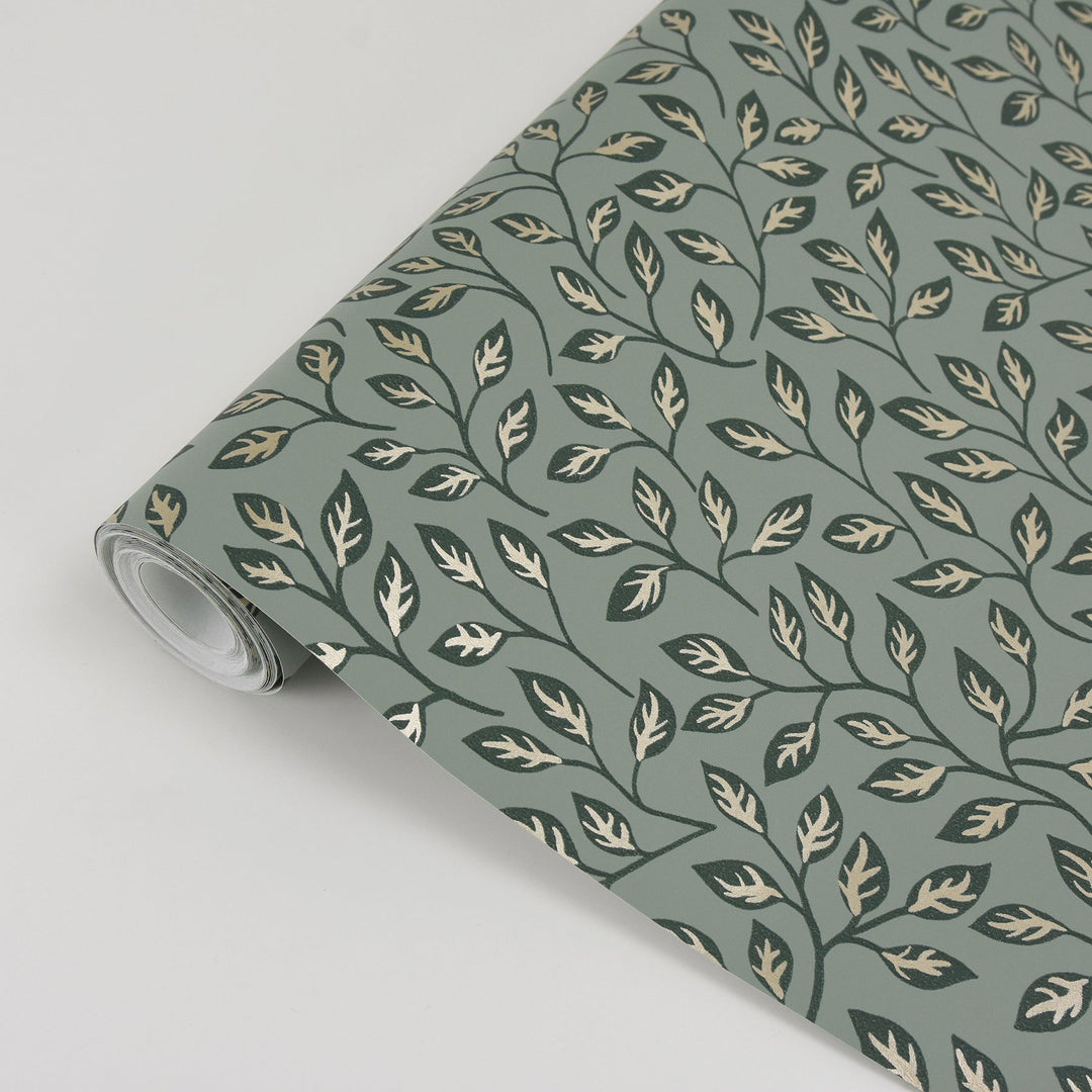 Posey Green Vines Wallpaper by A-Street Prints Designer