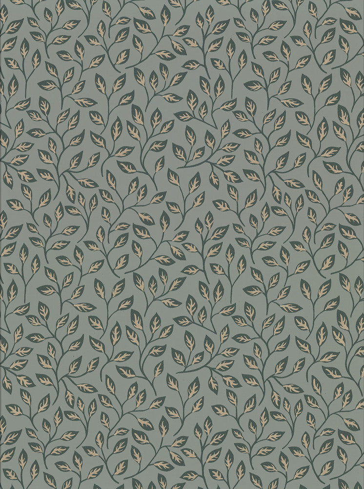 Posey Green Vines Wallpaper by A-Street Prints Spring Covers about 56.4 square feet 20.5-in by 33-ft long roll Unpasted 10.4 - Fabric Carolina -