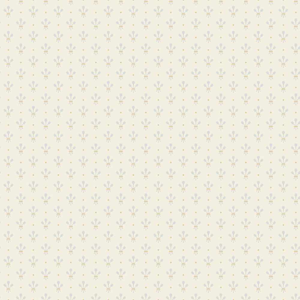 Lili White Miniature Floral Wallpaper by A-Street Prints Spring Covers about 56.4 square feet 20.5-in by 33-ft long roll Unpasted 1.73 - Fabric Carolina -