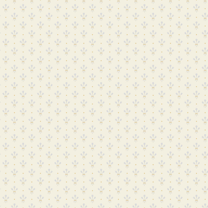 Lili White Miniature Floral Wallpaper by A-Street Prints Spring Covers about 56.4 square feet 20.5-in by 33-ft long roll Unpasted 1.73 - Fabric Carolina -