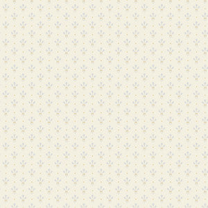 Lili White Miniature Floral Wallpaper by A-Street Prints