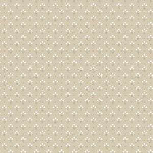 Lili Beige Miniature Floral Wallpaper by A-Street Prints