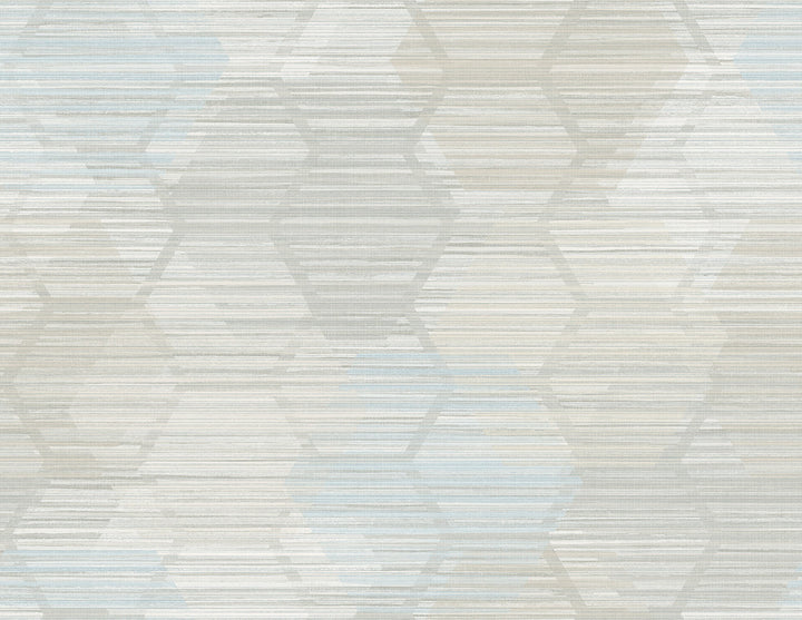 Jabari Grey Geometric Faux Grasscloth Wallpaper by A-Street Prints Imprint Covers about 60.8 square feet 27-in by 27-ft long roll Unpasted 20.8 - Fabric Carolina -