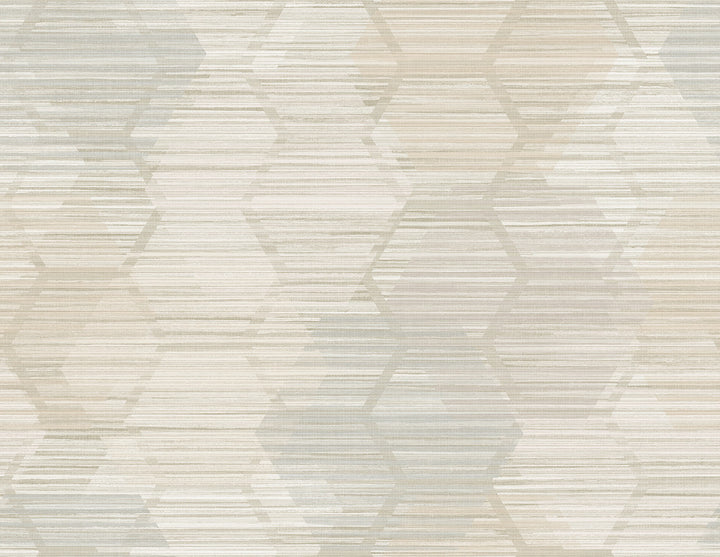 Jabari Wheat Geometric Faux Grasscloth Wallpaper by A-Street Prints Imprint Covers about 60.8 square feet 27-in by 27-ft long roll Unpasted 20.8 - Fabric Carolina -