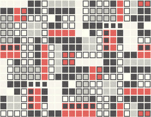 Bantry Red Geometric Wallpaper by A-Street Prints