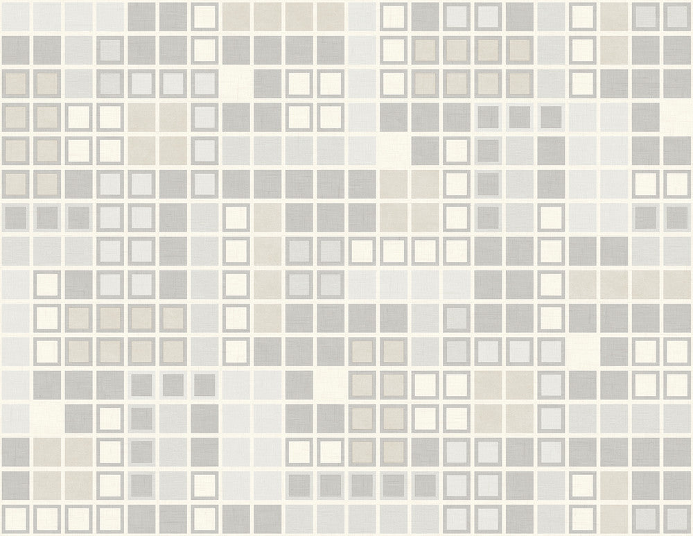 Bantry Light Grey Geometric Wallpaper by A-Street Prints Imprint Covers about 60.8 square feet 27-in by 27-ft long roll Unpasted 20.8 - Fabric Carolina -