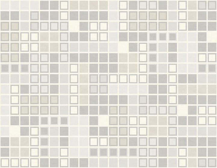 Bantry Light Grey Geometric Wallpaper by A-Street Prints Imprint Covers about 60.8 square feet 27-in by 27-ft long roll Unpasted 20.8 - Fabric Carolina -