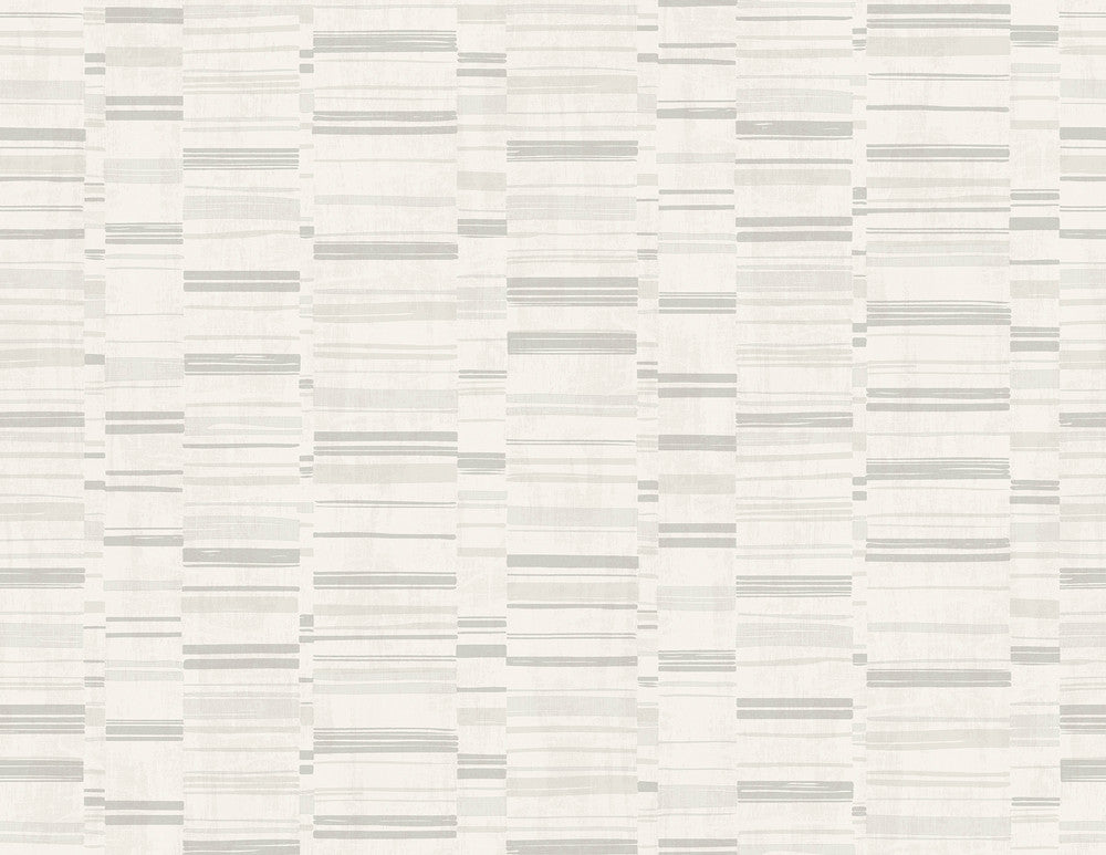 Fresnaye Light Grey Linen Stripe Wallpaper by A-Street Prints Imprint Covers about 60.8 square feet 27-in by 27-ft long roll Unpasted 20.8 - Fabric Carolina -