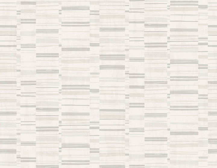 Fresnaye Light Grey Linen Stripe Wallpaper by A-Street Prints Imprint Covers about 60.8 square feet 27-in by 27-ft long roll Unpasted 20.8 - Fabric Carolina -