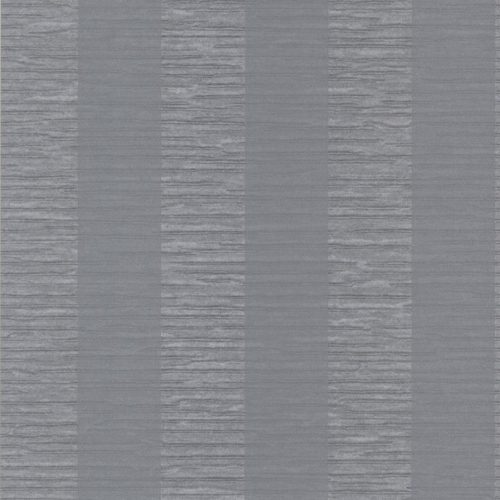 Carmina Grey Crepe Stripe Wallpaper by Kenneth James Luna Covers about 56.4 square feet 20.5-in by 33-ft long roll Unpasted 21 - Fabric Carolina -