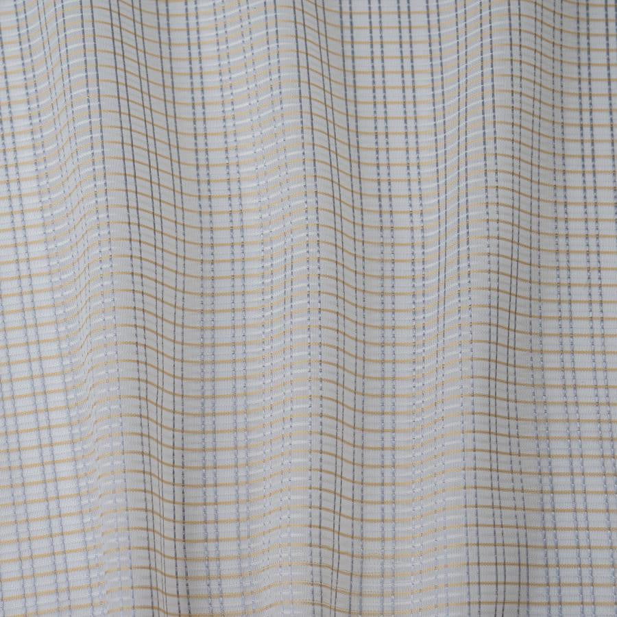 Zora # 204 Vermeil by Maxwell Designer Fabric Sheer Glam 100% POLYESTER TURKEY 118" - Swanky Fabrics -