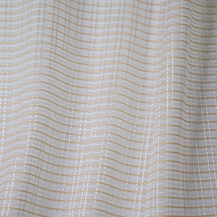 Zora # 209 Sunshower by Maxwell Designer Fabric Sheer Glam 100% POLYESTER TURKEY 118" - Swanky Fabrics -