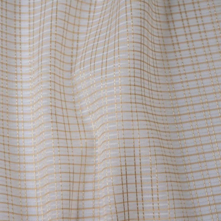 Zora # 210 Karat by Maxwell Fabric Sheer Glam 100% POLYESTER TURKEY 118" - Fabric Carolina -