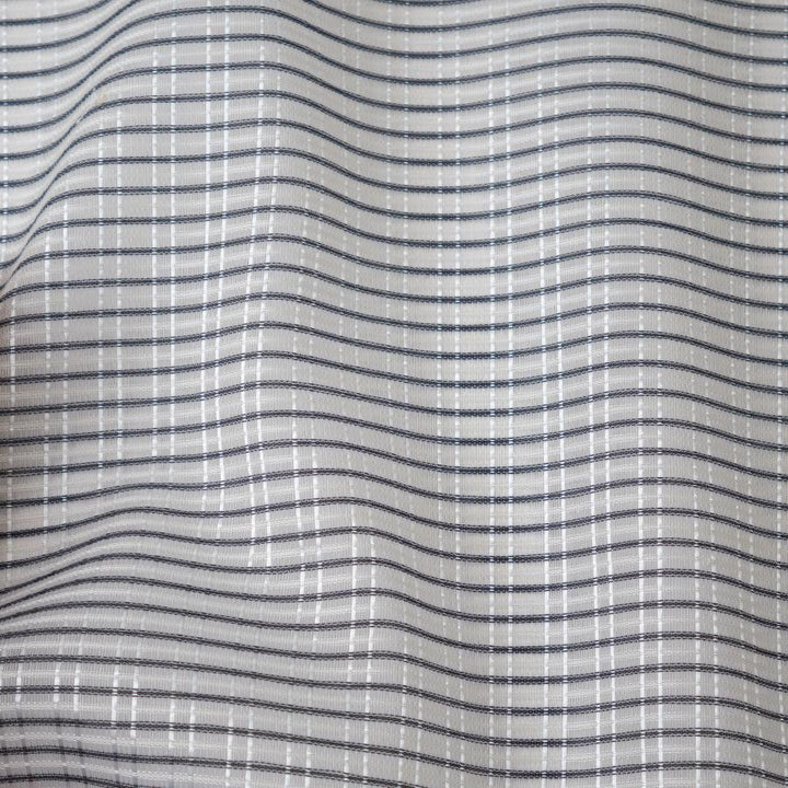 Zora # 227 Alloy by Maxwell Designer Fabric Sheer Glam 100% POLYESTER TURKEY 118" - Swanky Fabrics -