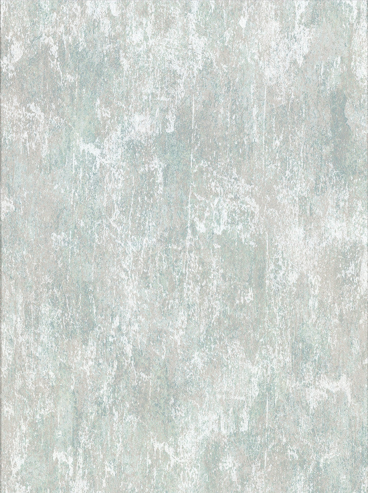 Micah Teal Distressed Texture Wallpaper by Brewster Textural Essentials Covers about 57.8 square feet 21-in by 33-ft long roll Unpasted 25.2 - Fabric Carolina -