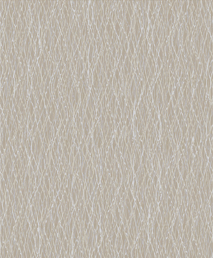 Molly Light Brown Twist Wallpaper by Brewster Textural Essentials Covers about 57.8 square feet 21-in by 33-ft long roll Unpasted 25.2 - Fabric Carolina -